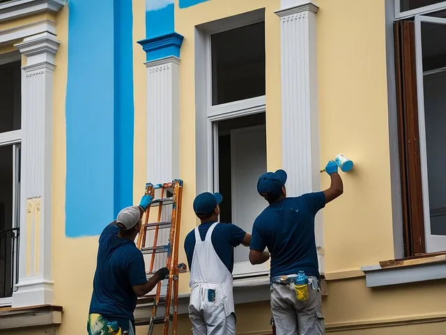 Limpiezas Milsur trabajo de pintura